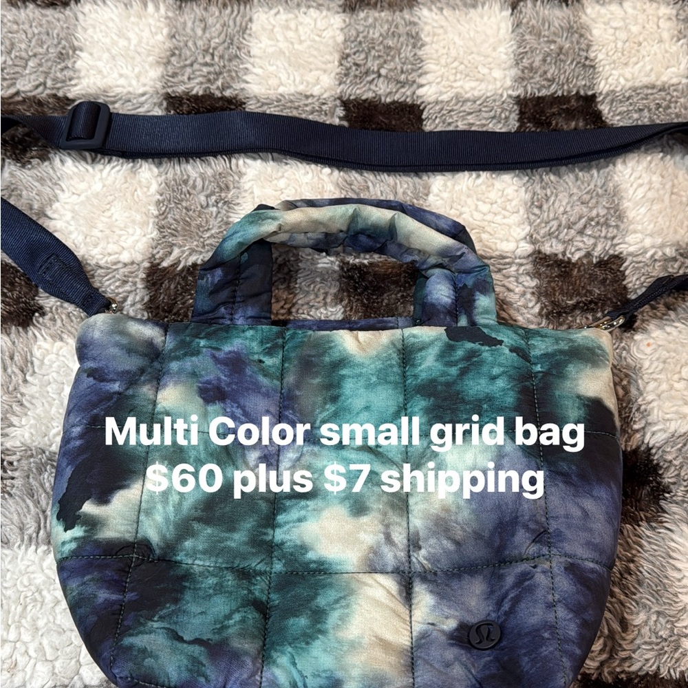 Lululemon Athletica Tie-Dye Mini Grid Bag